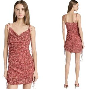Endless Rose | NWT Floral Double Spaghetti Tie Mini Dress